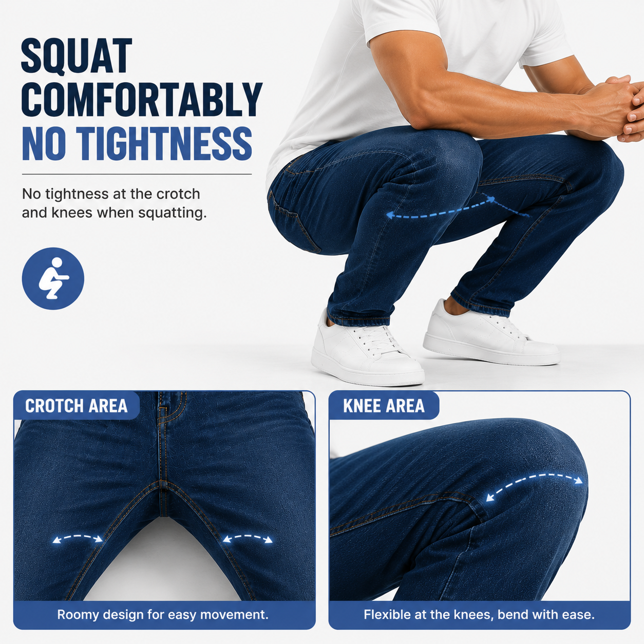 Men's 8-Pack Flex Stretch Slim Straight Jeans