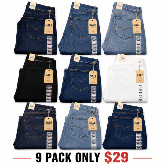 9-Pack Flex Stretch Slim Straight Jeans