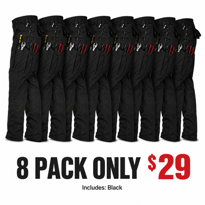 Tactical Work Pants Lightweight Multi-Pocket Water Resistant Cargo Pants Ripstop Hiking Military Construction Outdoor Pants 10 Pockets