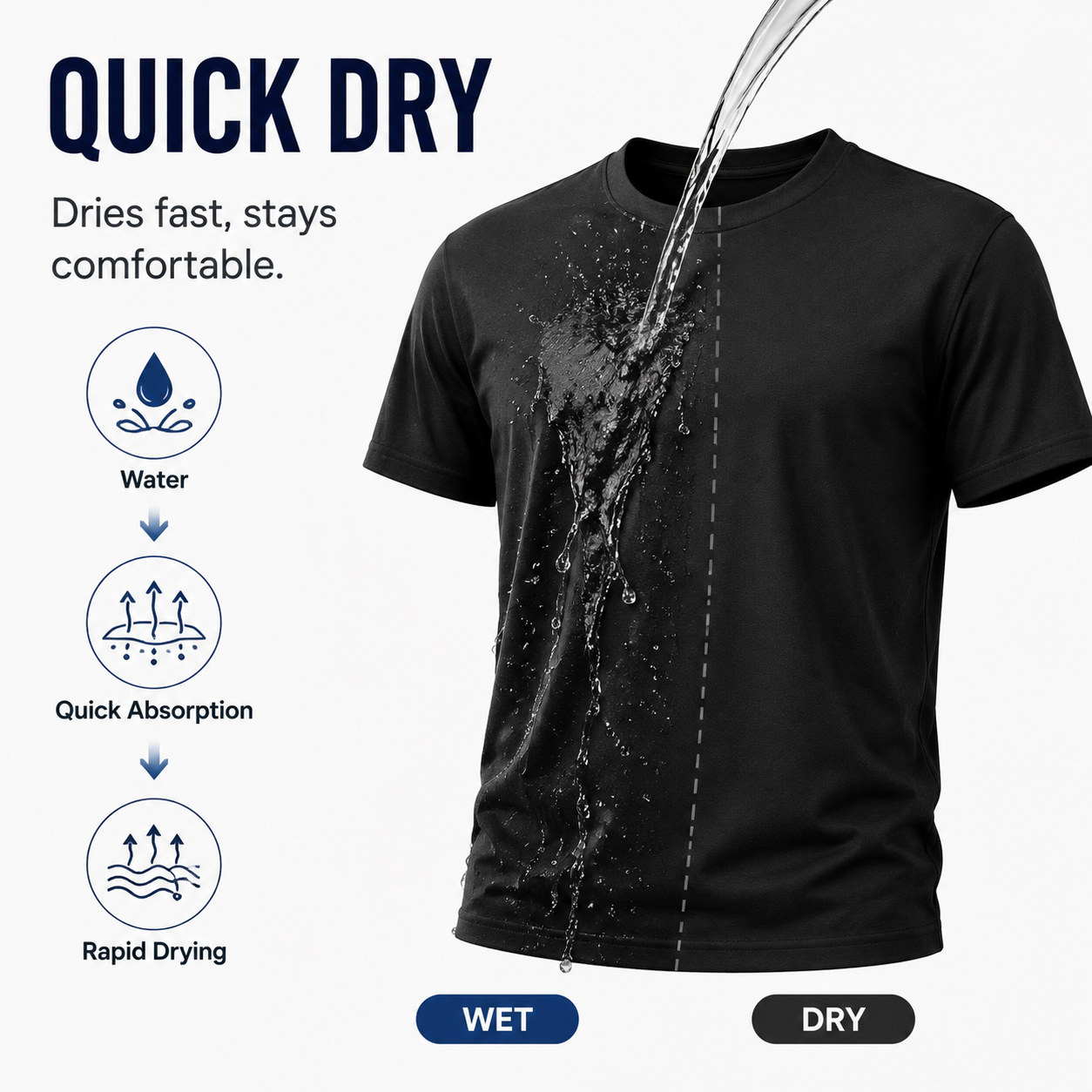 18-Pack 100% Cotton T-Shirts (Unisex)